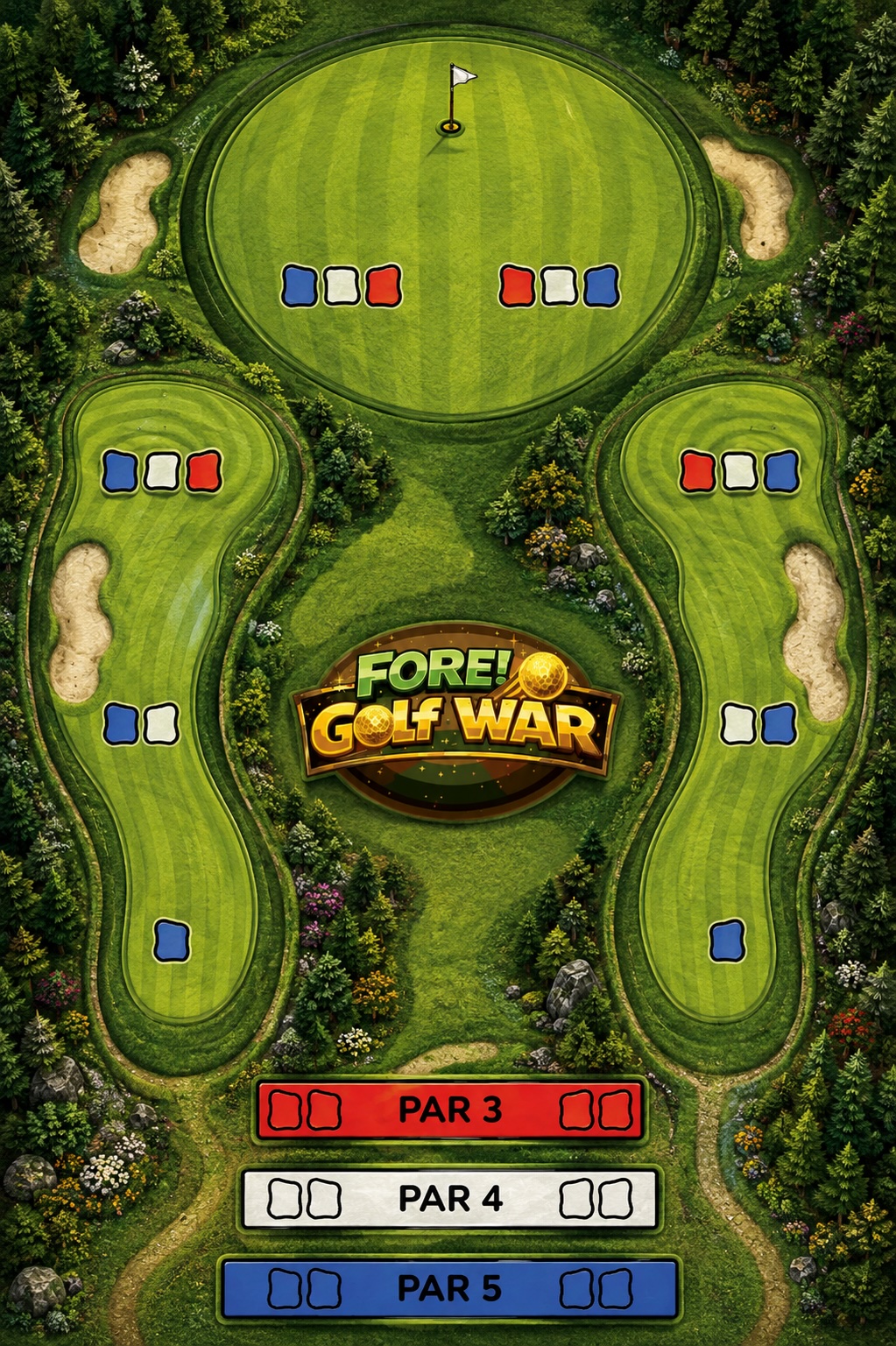 FORE! GOLF WAR card game